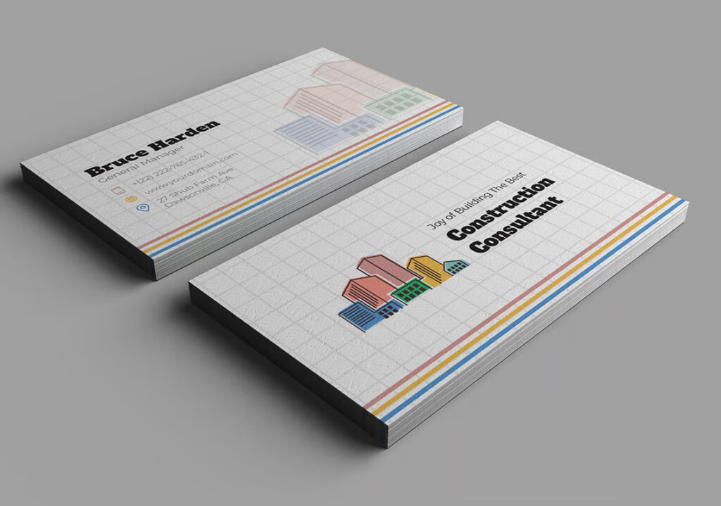 Modern Geometric Business Card