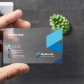 Transparent or Frosted Plastic Card Design
